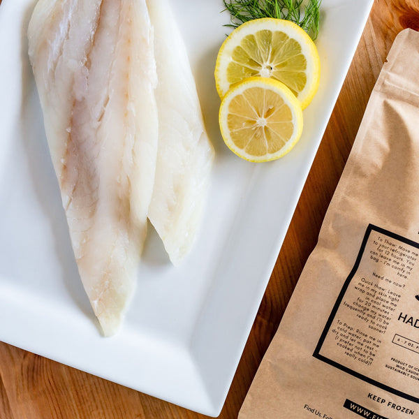 Wild Caught Icelandic Haddock 2 x 6 oz.portions per pack Fish Fixe